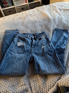 American Eagle Light Blue Distressed Jeans